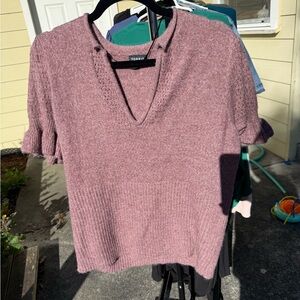 Torrid Mauve Knit Top